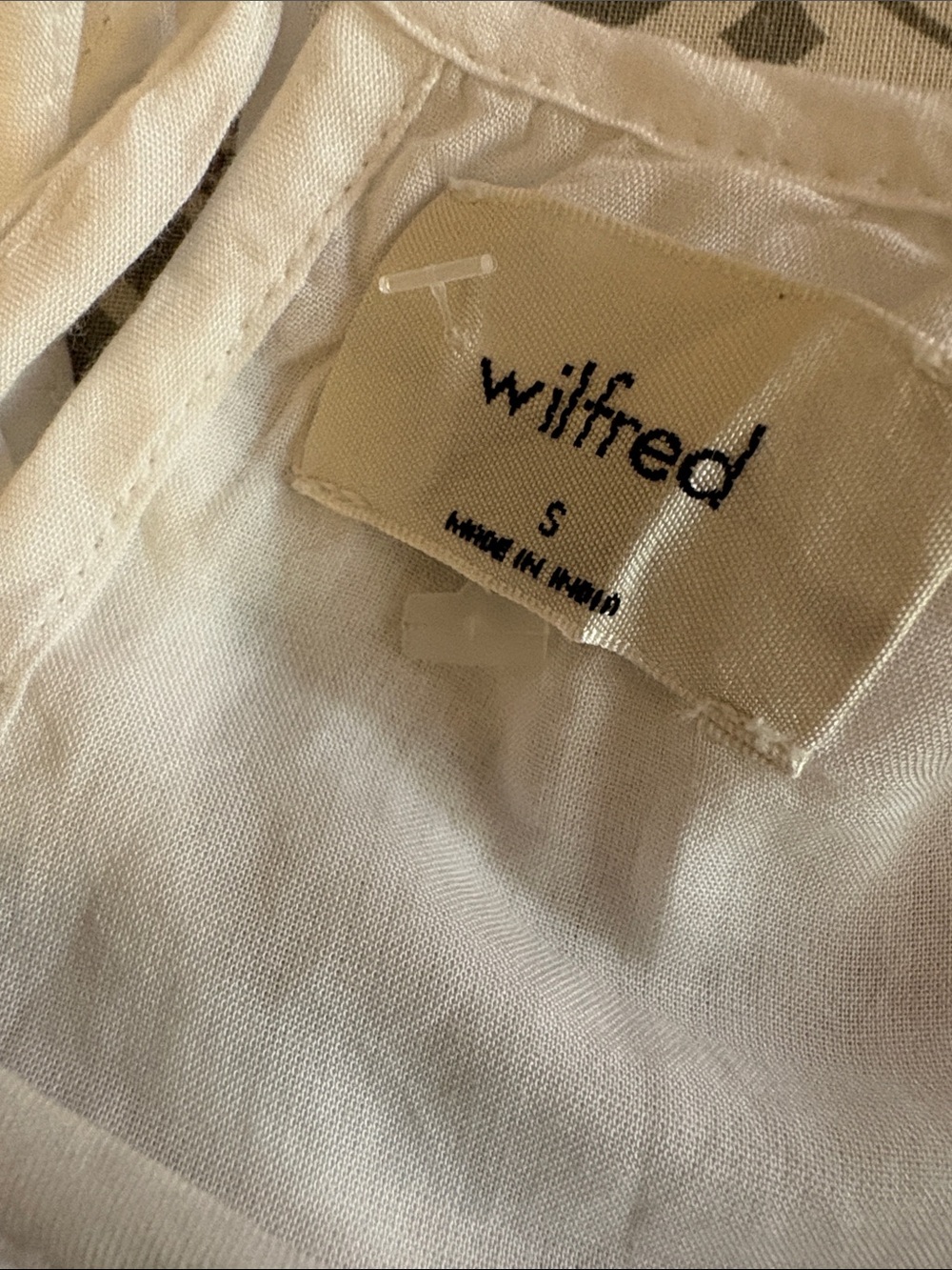 Wilfred White Tiered Ruffle Mini Dress. Modal - Picture 3 of 9
